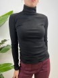 MAGLIA DOLCEVITA COSTINE NERA