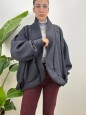 CAPPOTTO BOMBER OVER BLU