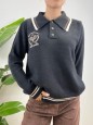 PULLOVER POLO TENNIS NERO
