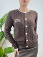 CARDIGAN NOEL MARRONE
