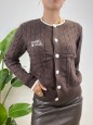 CARDIGAN NOEL MARRONE
