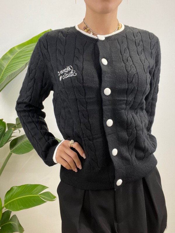 CARDIGAN NOEL NERO