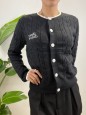 CARDIGAN NOEL NERO