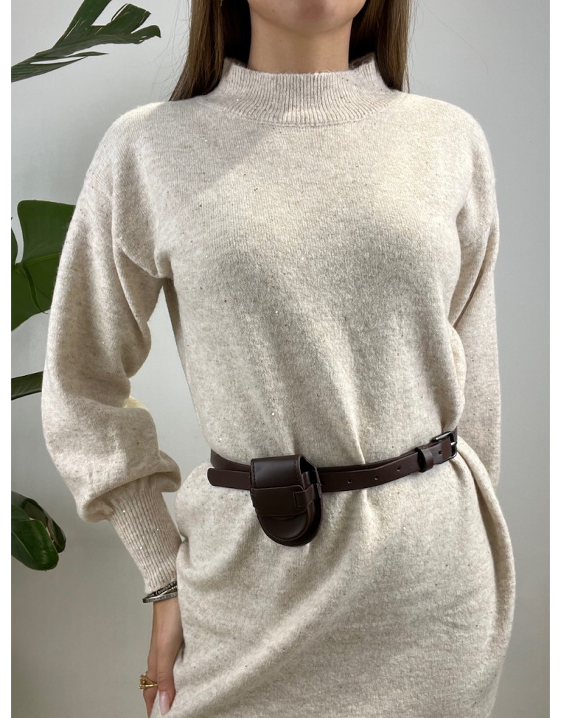 PULL DRESS URSULA BEIGE
