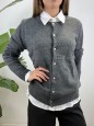 CARDIGAN MONICA GRIGIO SCURO