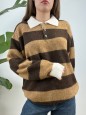 PULLOVER POLO SALY CAMEL