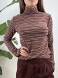 MAGLIA DOLCEVITA ALUS BORDEAUX