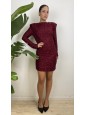 DRESS BELIN BORDEAUX