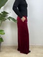 PANTALONE GLORIA BORDEAUX