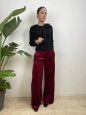PANTALONE GLORIA BORDEAUX