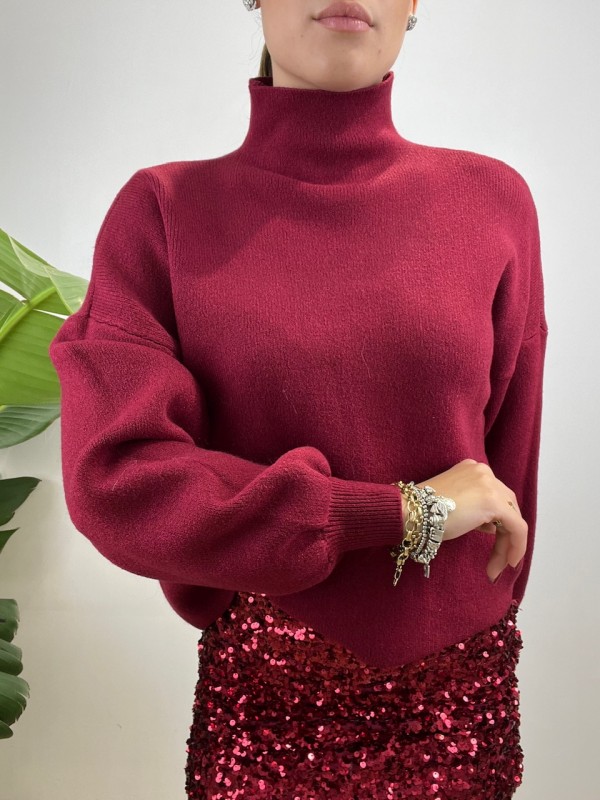 PULLOVER SOLAN BORDEAUX