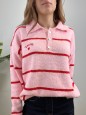 PULLOVER POLO CARMELA ROSA