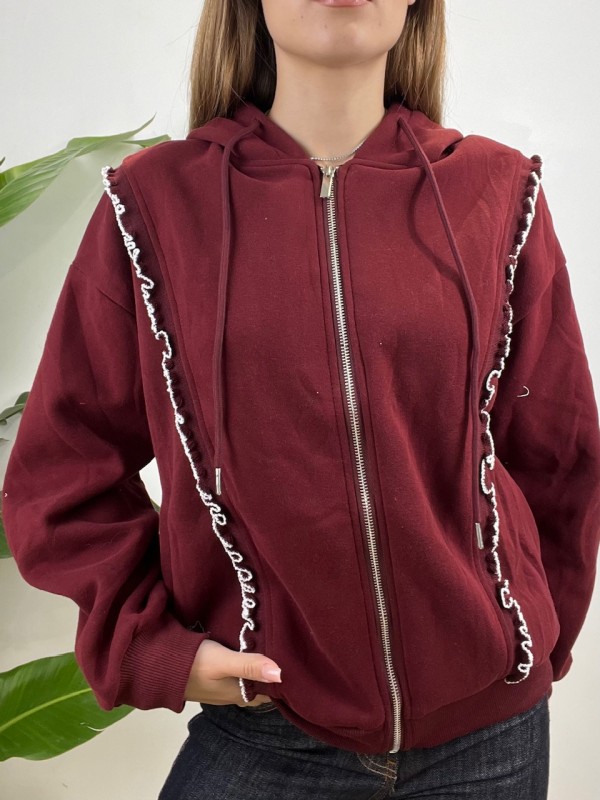 FELPA MARGHERITA BORDEAUX