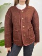 BLAZER CAPPOTTO GIORGIA BORDEAUX