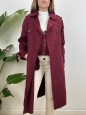 CAPPOTTO TRENCH LUIS BORDEAUX