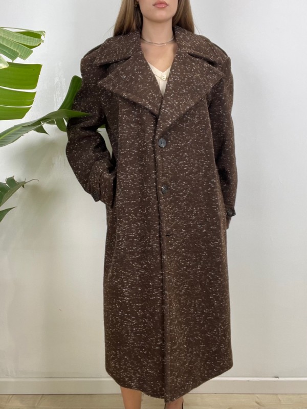 CAPPOTTO LUNGO LUMINA MARRONE