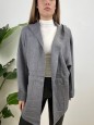 MAXI CARDIGAN FELY GRIGIO
