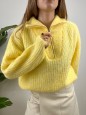 PULLOVER ZIP GIALLO