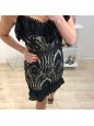 DRESS IN PIZZO NERO