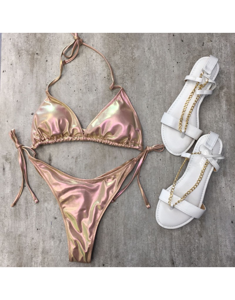 COSTUME METALLIZZATO KAKI