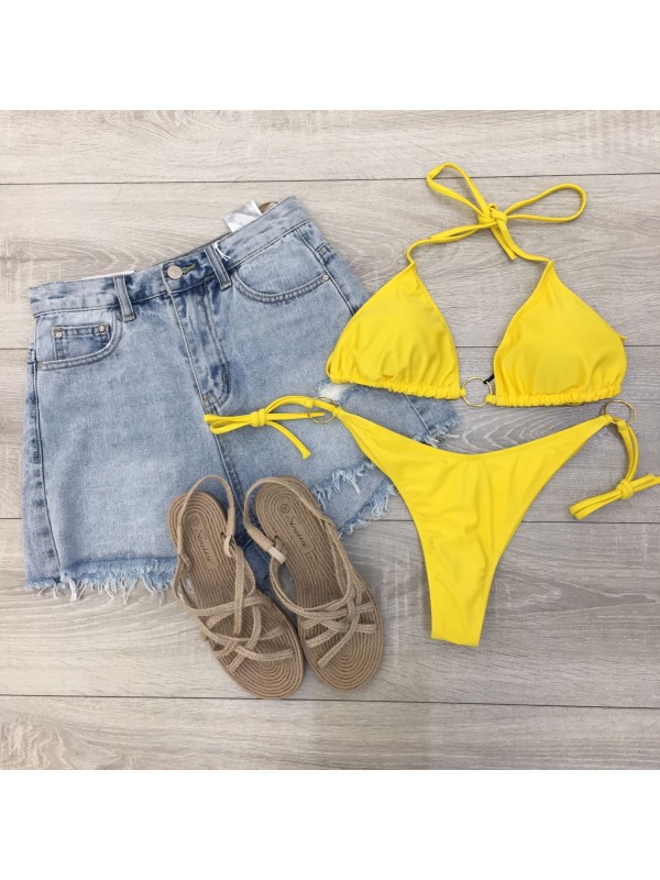 COSTUME TRIANGOLO GIALLO