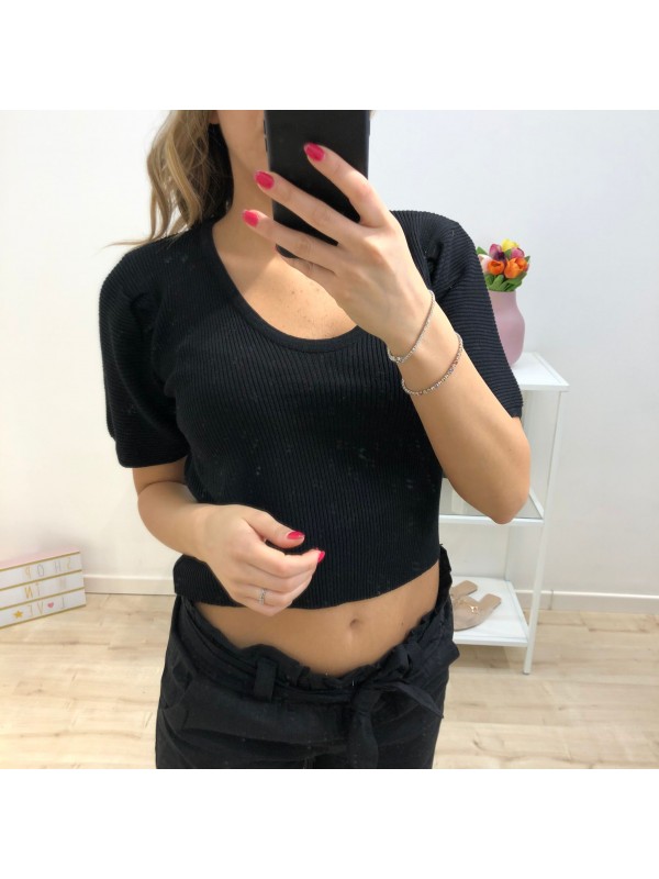 MAGLIA COSTINE NERA