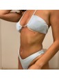 BIKINI A COSTINE MYA AZZURRO