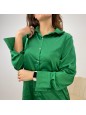 CAMICIA SATIN VERDE