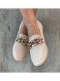 MOCASSINO CATENA BEIGE
