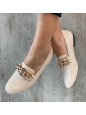 MOCASSINO CATENA BEIGE