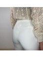 PANTALONE CON CINTURA BIANCO