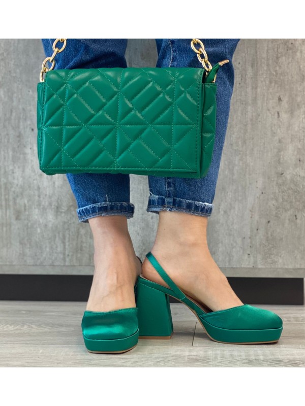 SCARPA CON PLATEAU VERDE