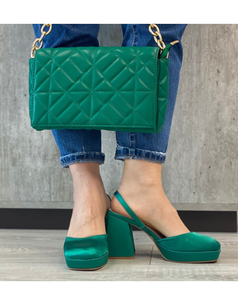 SCARPA CON PLATEAU VERDE