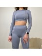 CO ORD SET SPORT TOP QUALITY GRIGIO