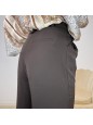 PANTALONE PALAZZO MARRONE