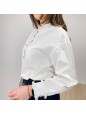 CAMICIA PERLE GRANDI BIANCA