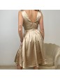 DRESS RASO GOLD