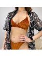 BIKINI VELVET MARRONE