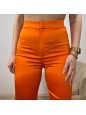 PANTALONE SATIN ARANCIO