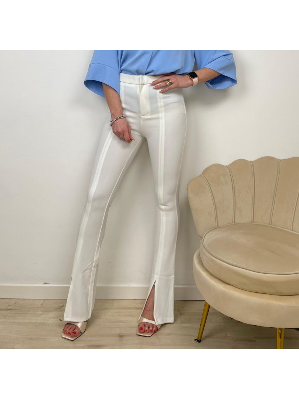 PANTALONE SILHOUETTE BIANCO