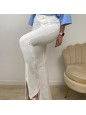 PANTALONE SILHOUETTE BIANCO
