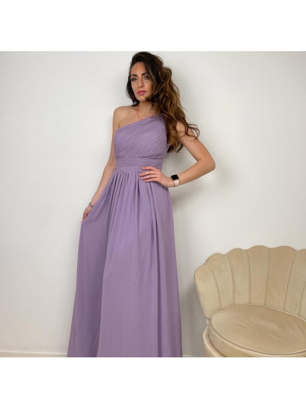 LONG DRESS MONOSPALLA LILLA