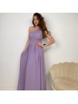 LONG DRESS MONOSPALLA LILLA