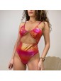 MONOKINI HOLOGRAPHIC EFFECT ROSSO