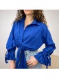 CAMICIA CROP LACCETTI