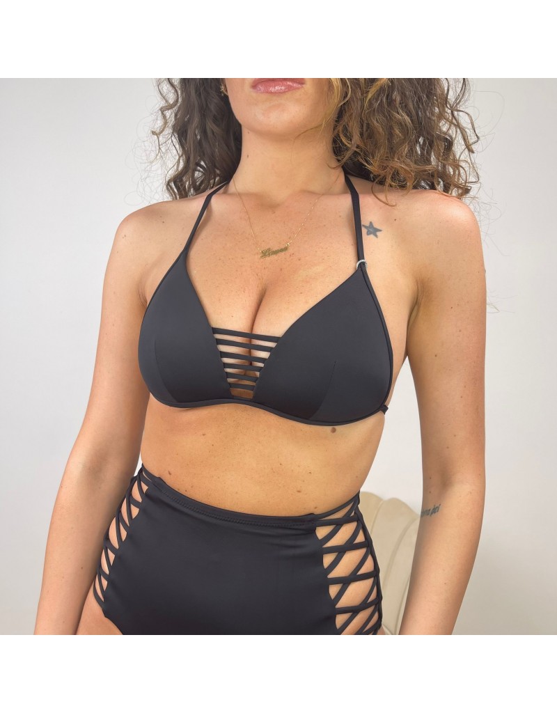 TOP BIKINI NERO
