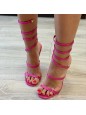 SANDALO SPIRALE FUCSIA