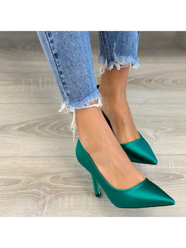 DÉCOLLETÉ METALLIC VERDE