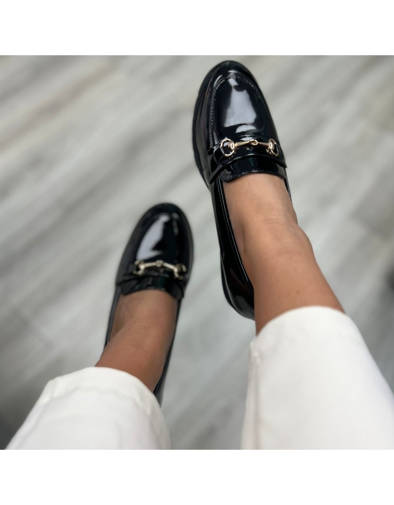 MOCASSINO IN ECOPELLE LUCIDA