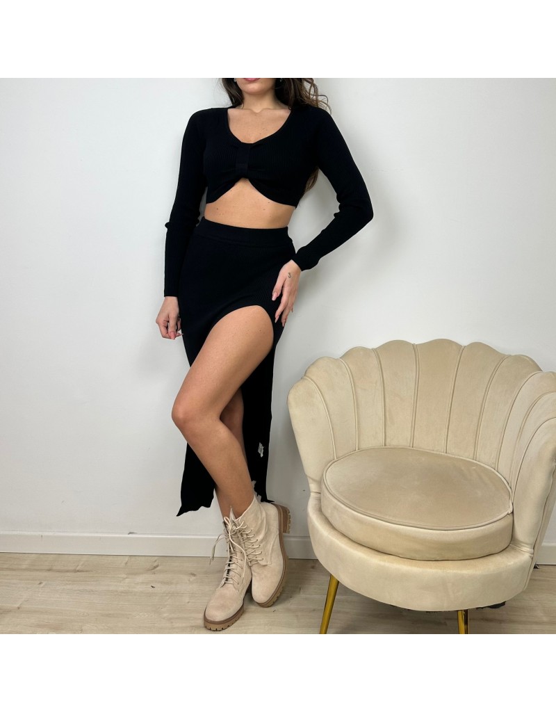 CO ORD SET FIOCCO NERO